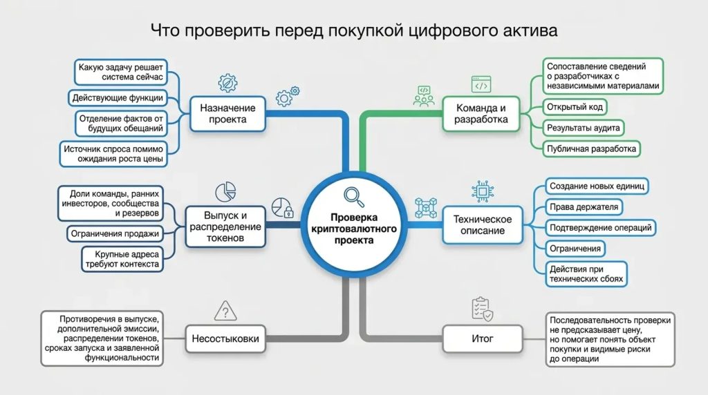 Что проверить перед покупкой цифрового актива